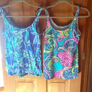 Lilly Pulitzer tanks. Size m